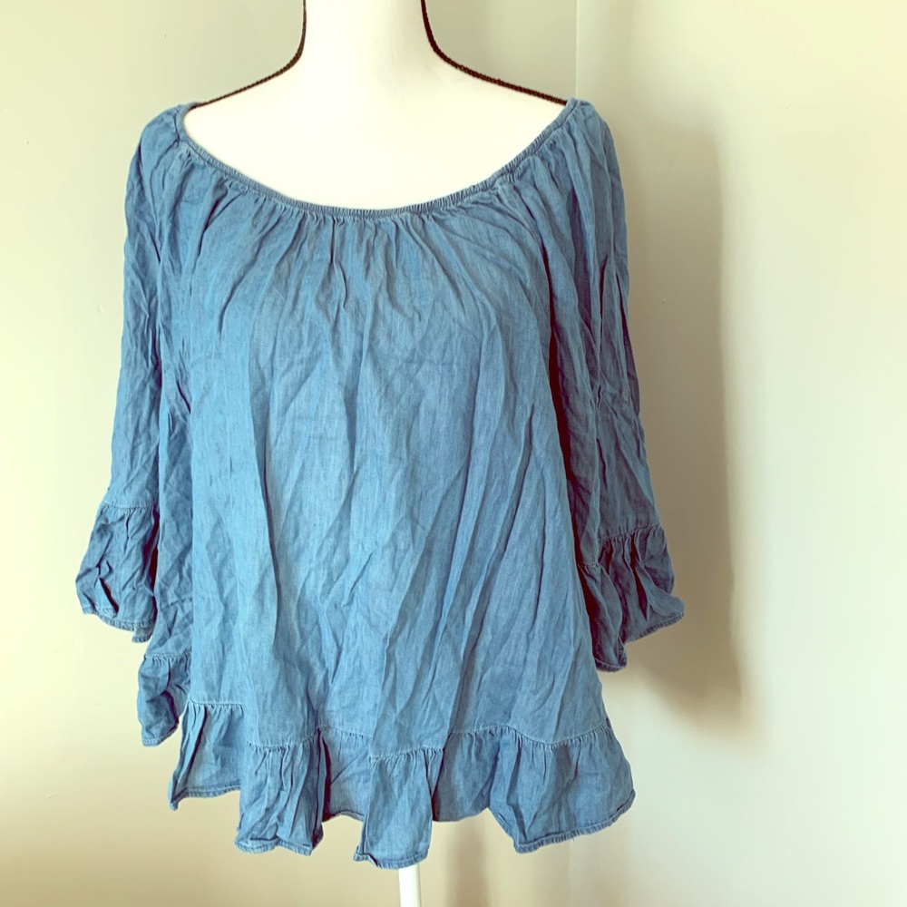 Style & Co. Blue Blouse